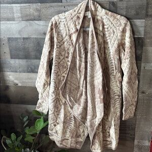 Lucky Brand Aztec design cardigan